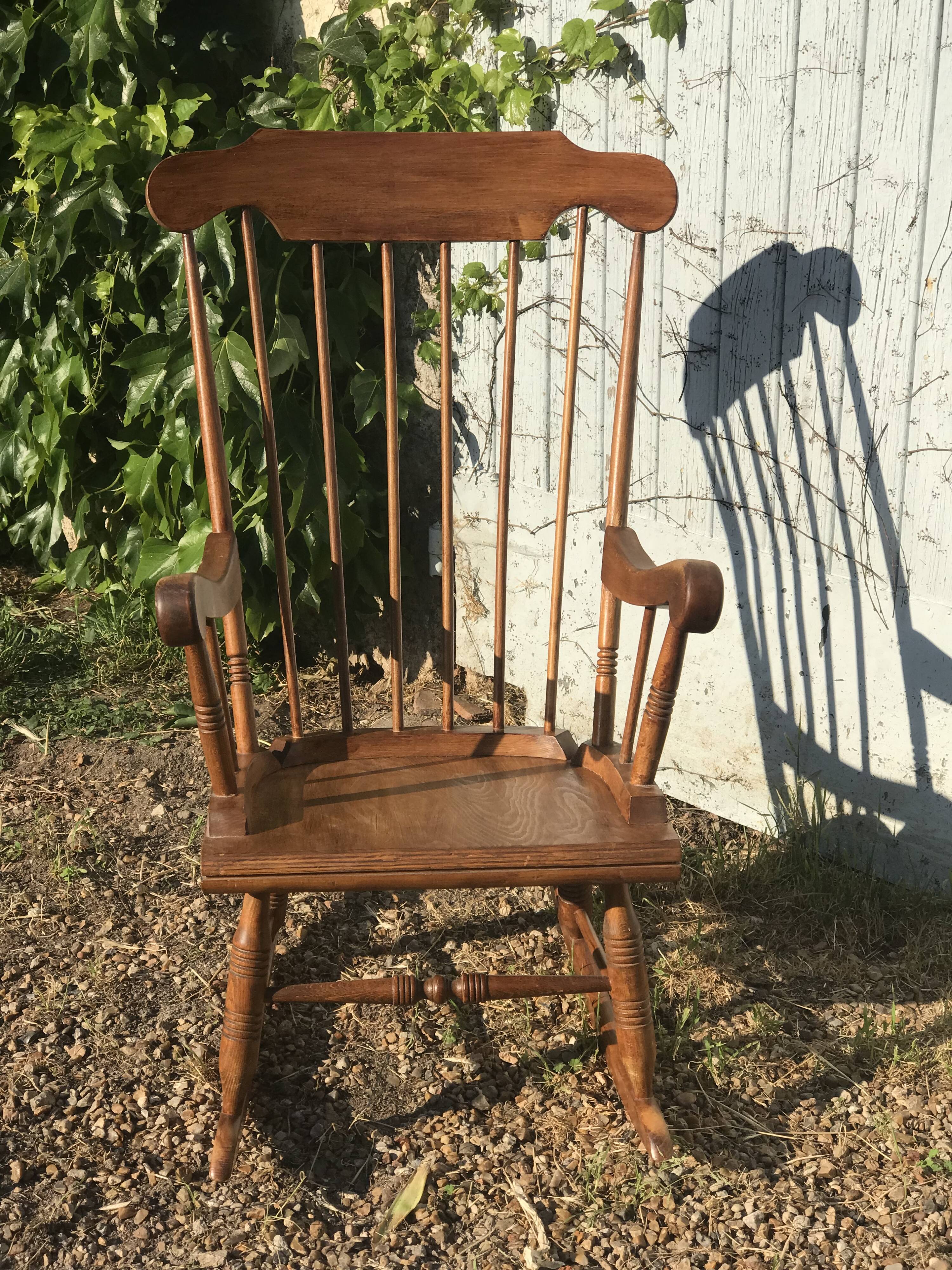 Vintage scandinavian rocking chair
