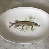 Plat ovale en porcelaine
