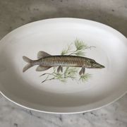 Porcelain oval dish