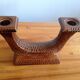 Pair of double ceramic candlesticks