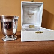 Master Silversmith: Gallia for Christofle - Silver-plated metal cup