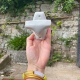 Duo of porcelain hooks