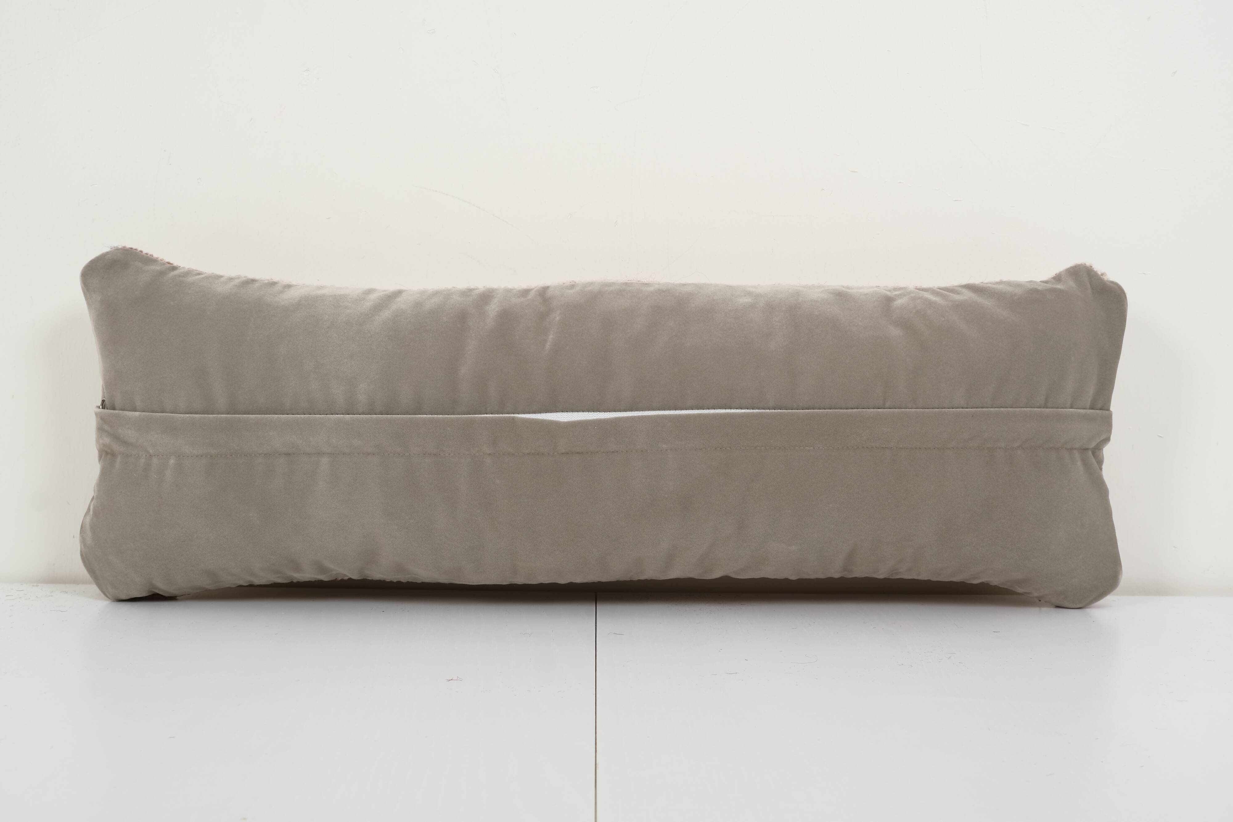 Vintage muted copper turkish oushak rug pillow cove