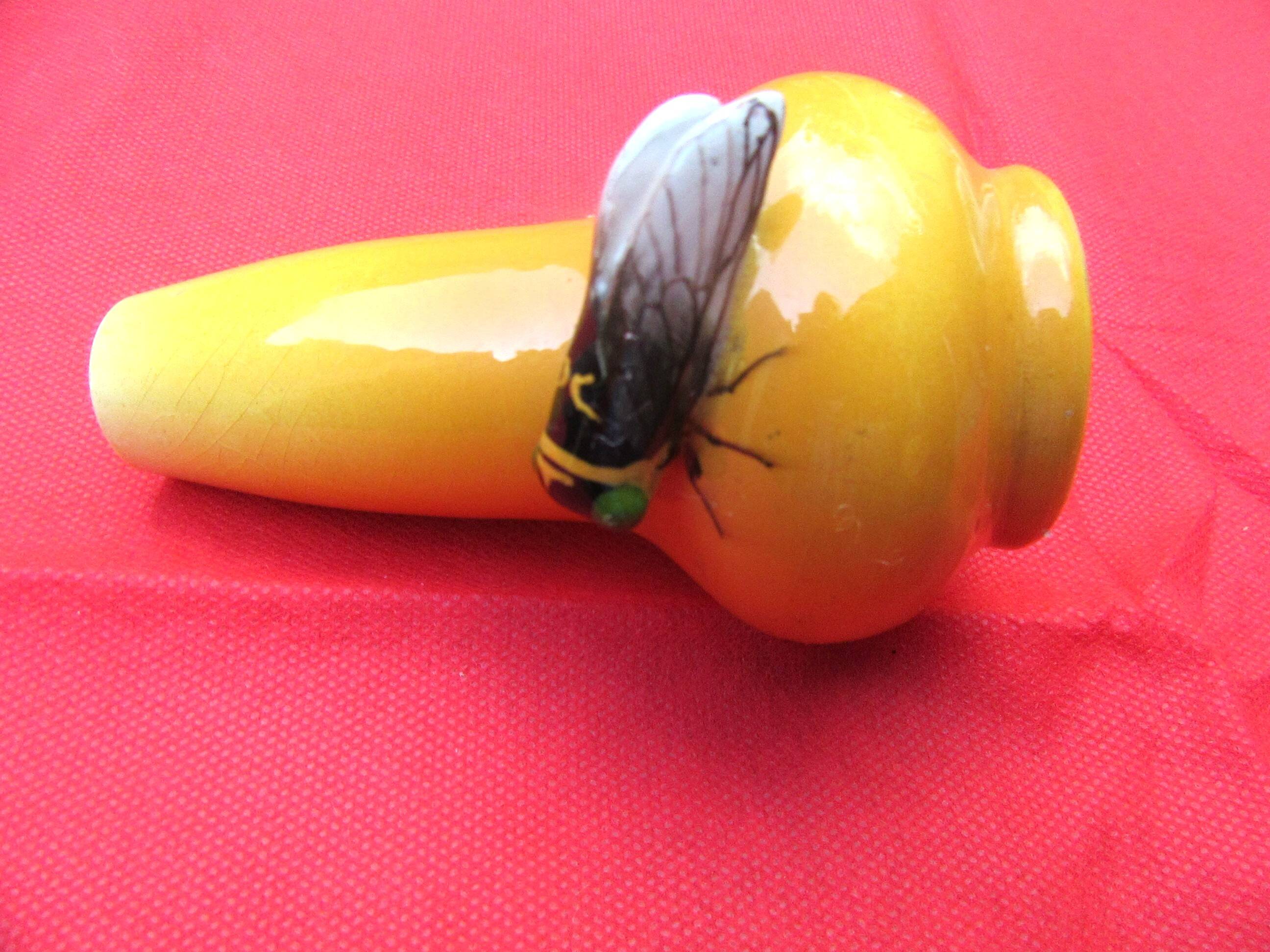 Small vase with cicadas Vallauris - Jérome MASSIER