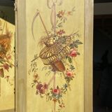 Paravent peint à la main 1910 art nouveau