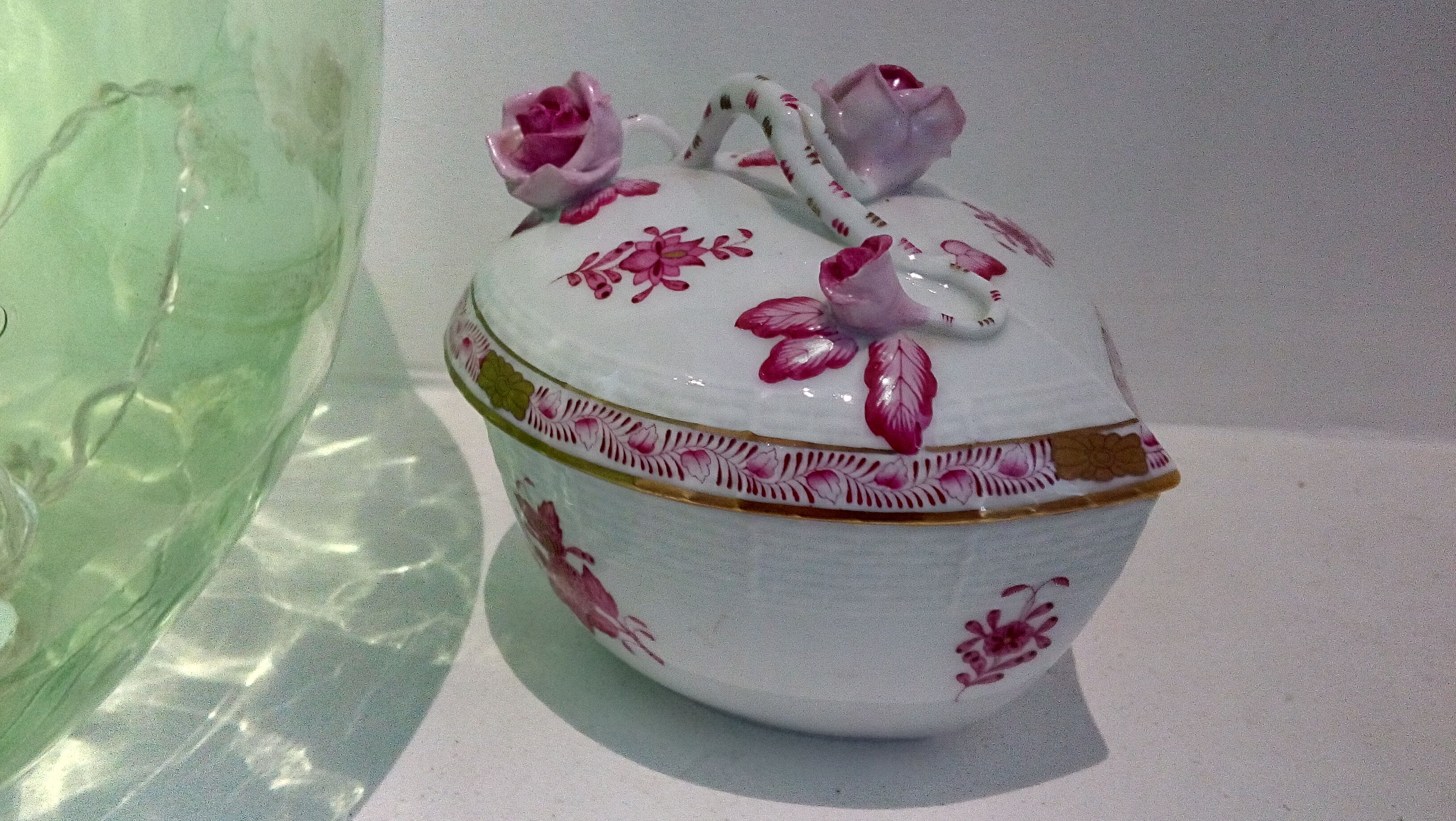 Herend porcelain jewelry box