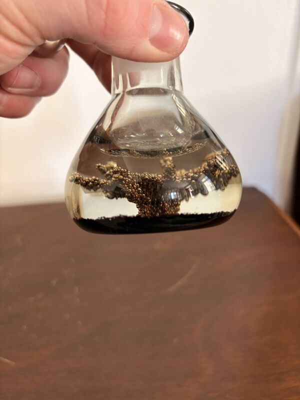 Encrier Flacon Bouteille Parfum Presse Papier Scotland Selkirk Glass 66/150