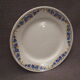 6 antique plates art-deco in earthenware of montereau decor model "colette"