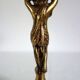 Pair of cherub candle holders in gilded bronze, early 20th century.