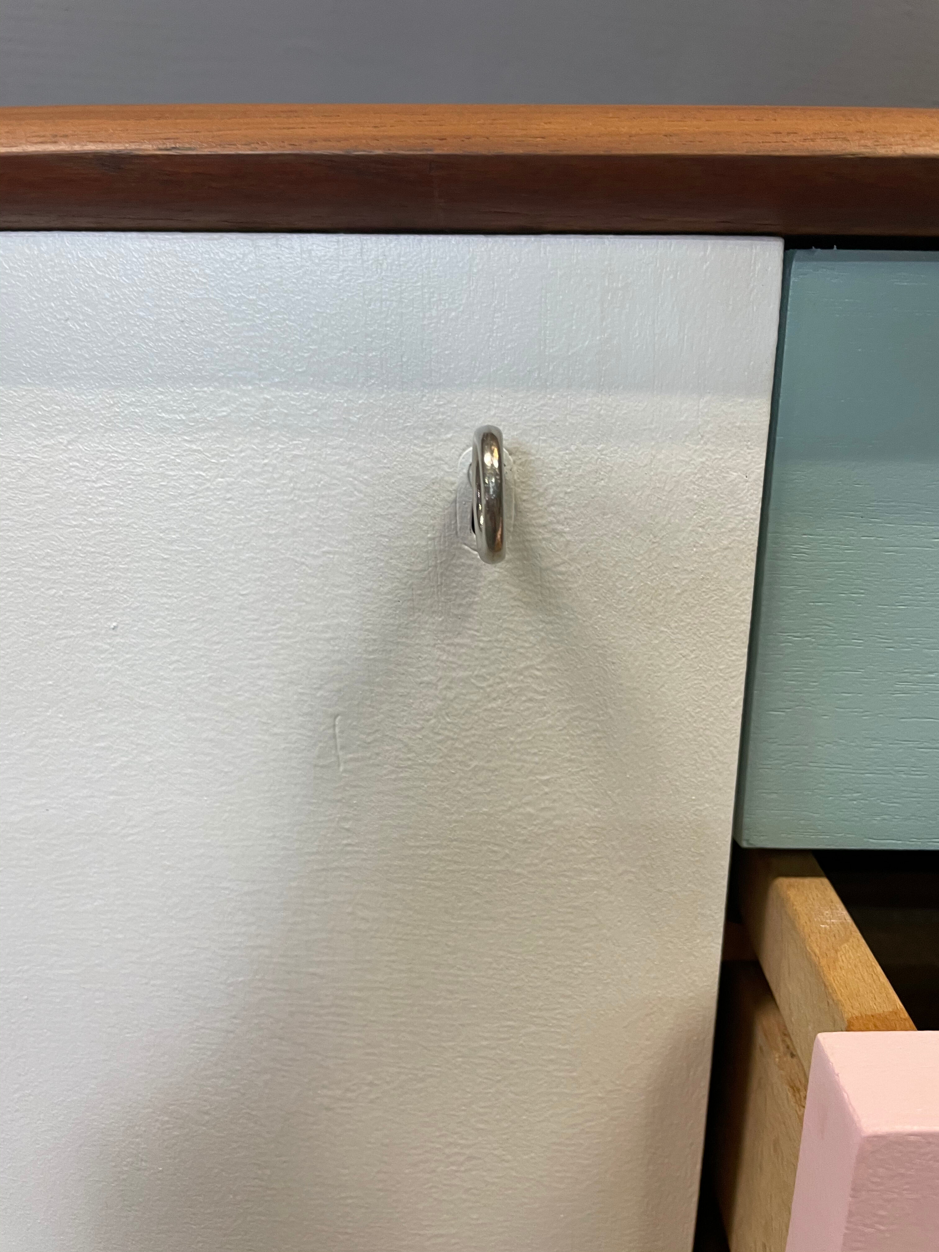 Scandinavian teak enfilade "Ice Cream"