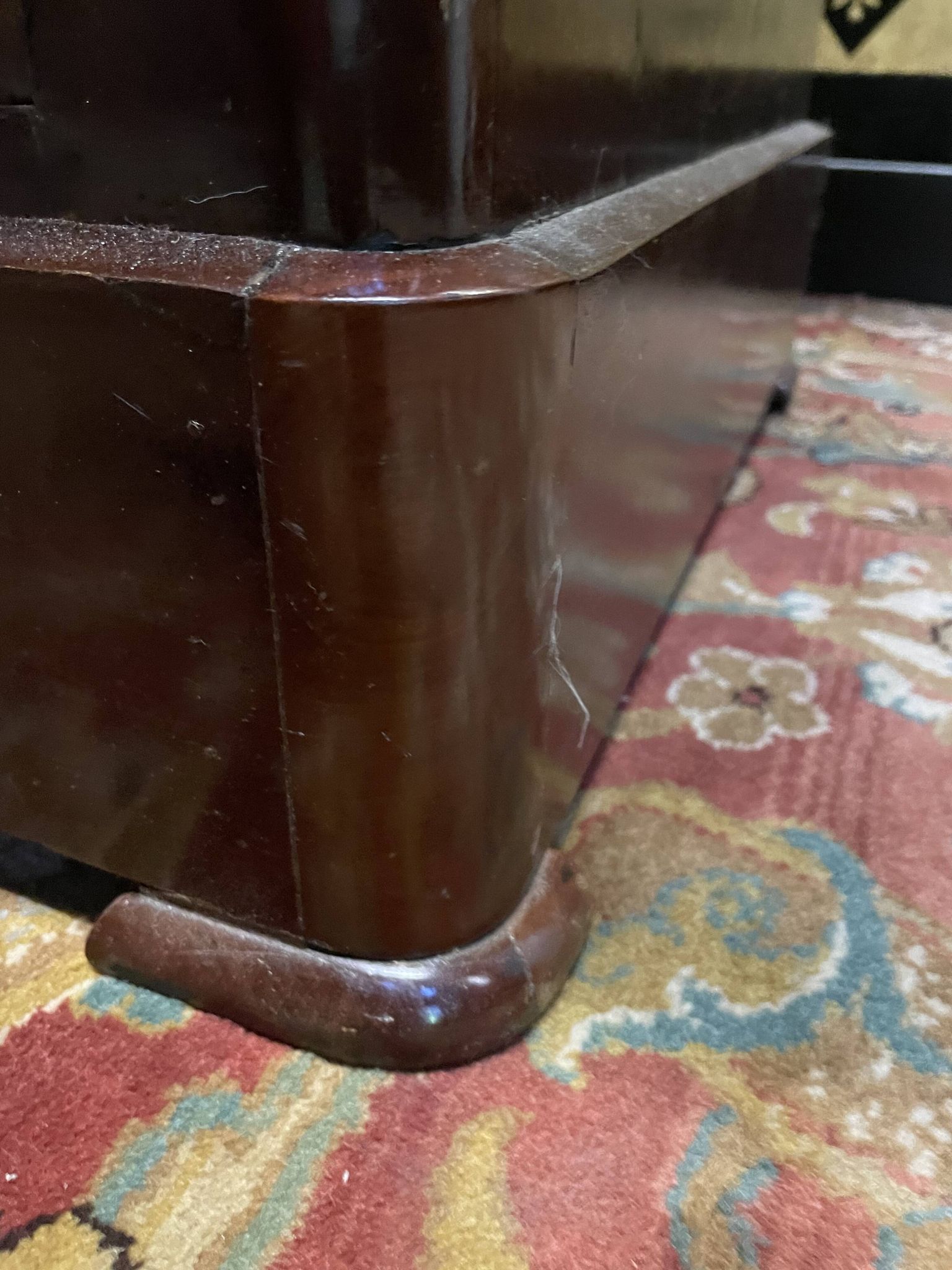 Louis Philippe period low sideboard in mahogany