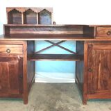 Subtle and neat solid rosewood desk
