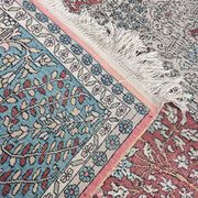 XXL vintage carpet in Kashmir silk Garden of Paradise