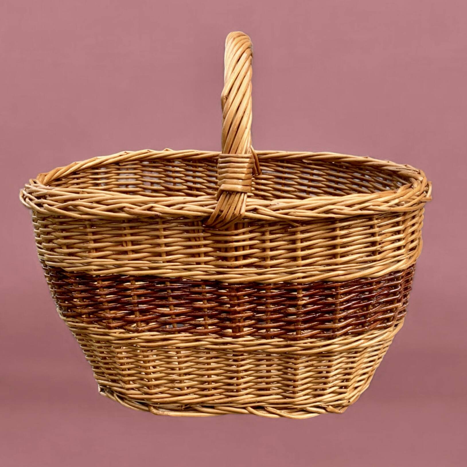 Vintage wicker basket