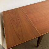 Table extensible en chêne, années 50