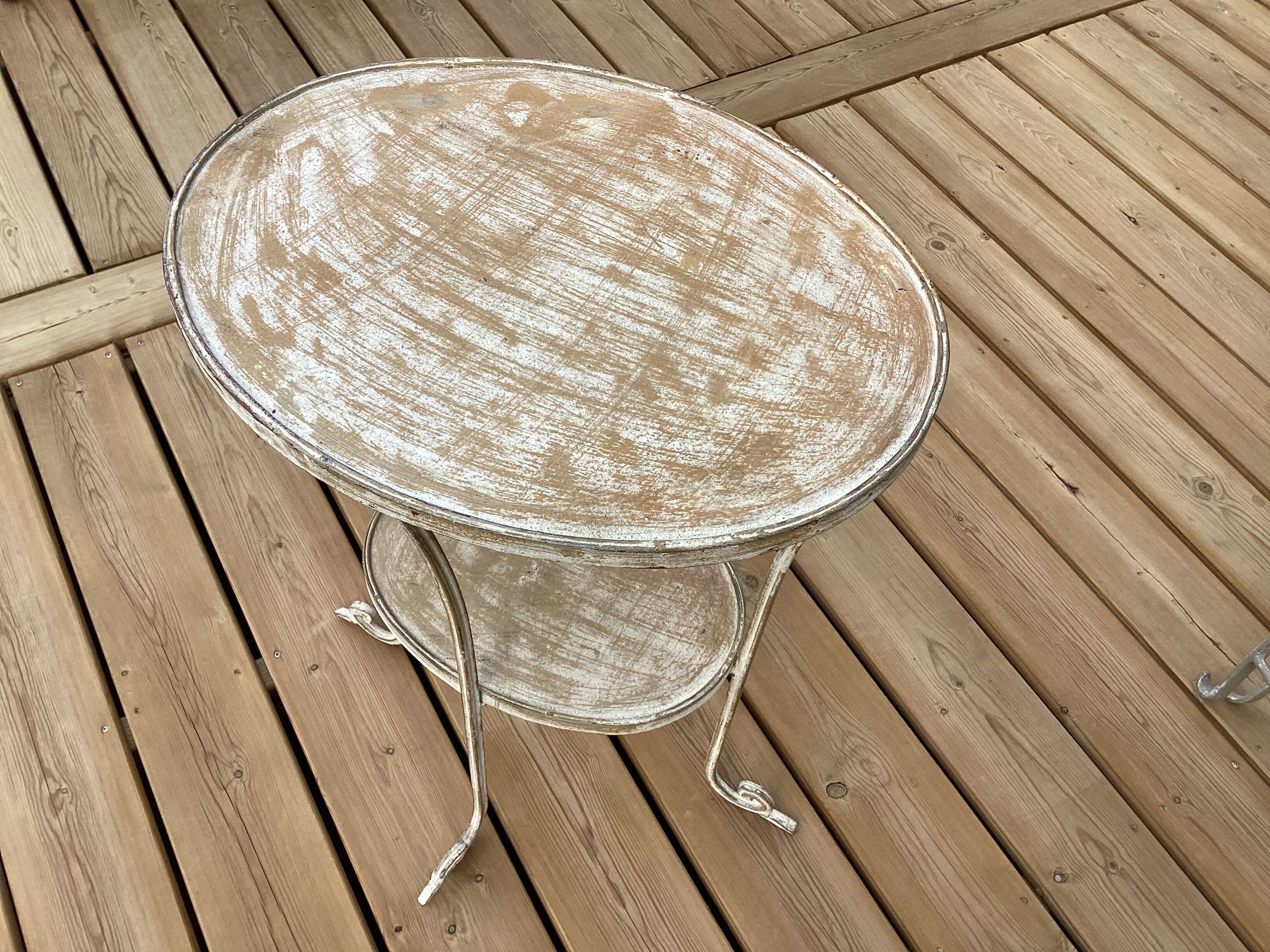 Table en fer forgé
