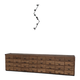 Very large craft furniture with 32 drawers