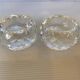Pair of diamond point candlesticks