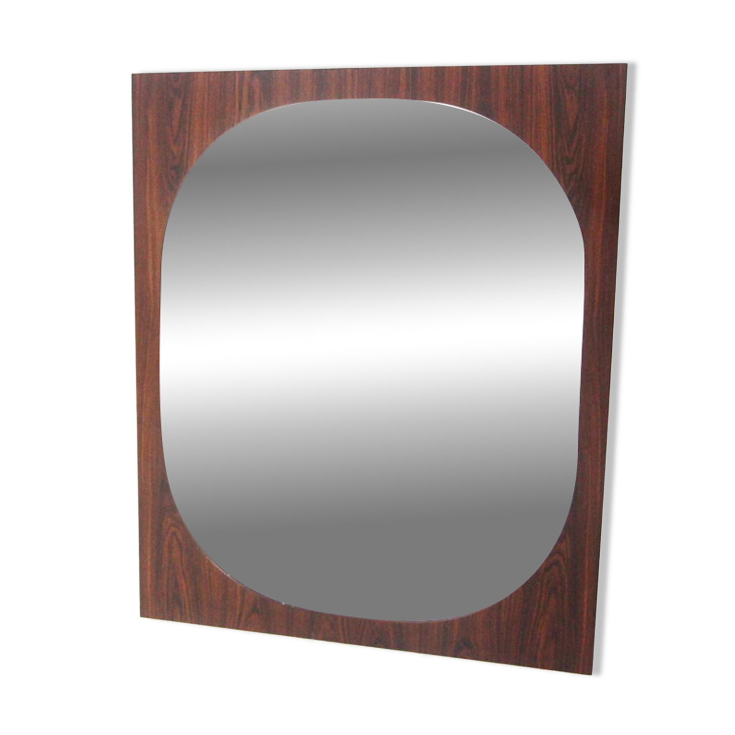 Scandinavian mirror in rosewood, Glas & Trä, Sweden, 1960