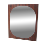 Scandinavian mirror in rosewood, Glas & Trä, Sweden, 1960