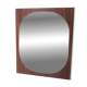 Miroir scandinave en palissandre, Glas & Trä, Suède, 1960