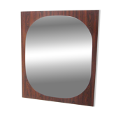 Miroir scandinave en palissandre, Glas & Trä, Suède, 1960