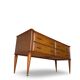 Une commode italienne vintage de style moderne du milieu du siècle