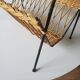 Woven wicker shelf