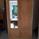 Parisian wardrobe 2 door boarding dormitory wardrobe lingère raw wood
