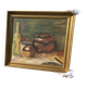 Rustic Kitchen Copper Pot Oil Painting - 1962