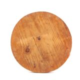 Wooden tripod stool, 1950s mountain furniture