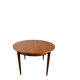 Table ronde scandinave extensible en teck
