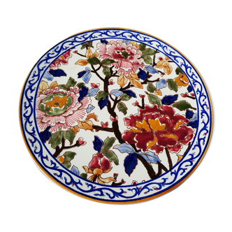 Plate Gien peonies