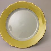 Round serving dish "K&G Lunéville Badonviller" Daffodil model