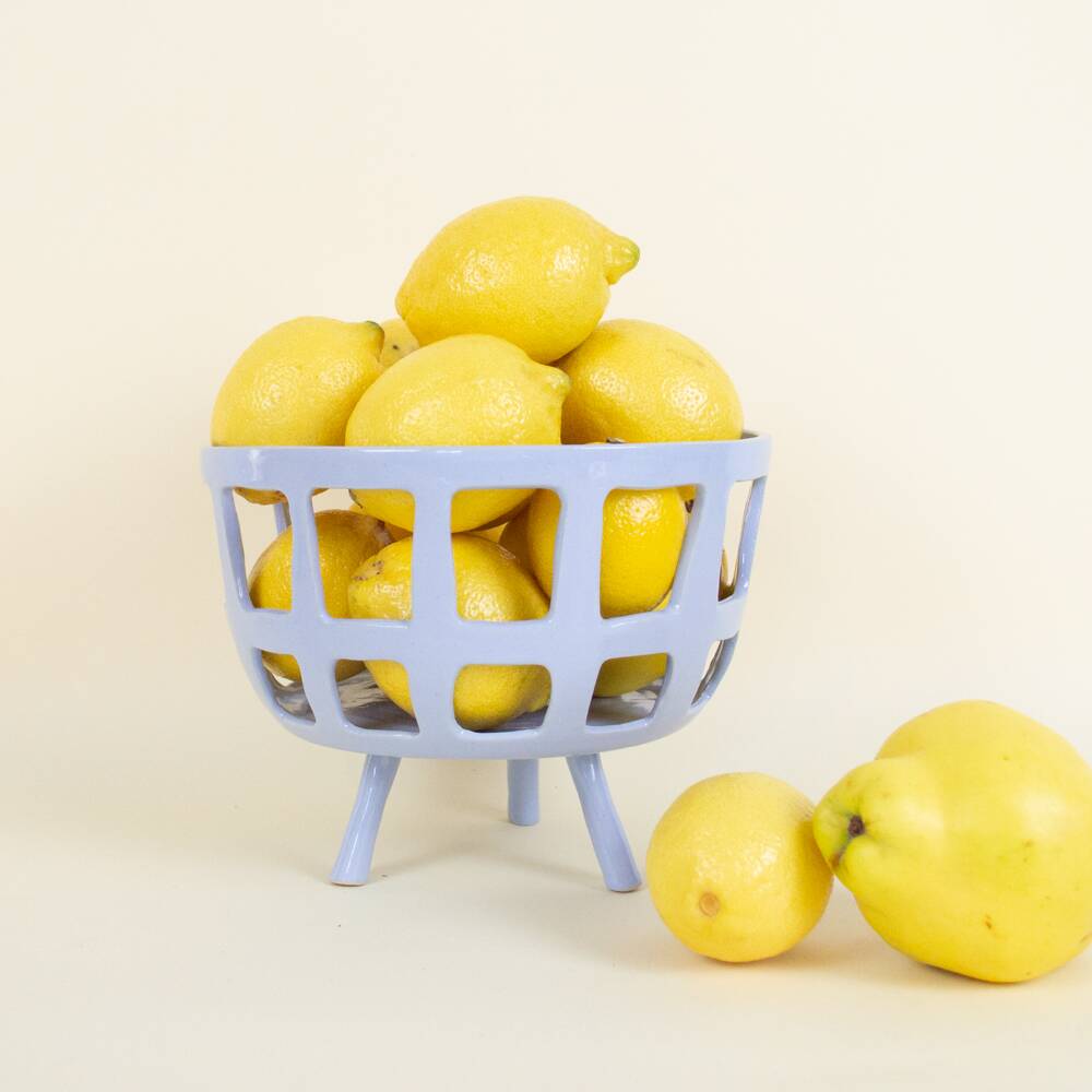 Blue zinzin fruit basket