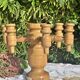 Vintage Scandinavian Candle Holder in Natural Wood, 60s Design - 7 Candles