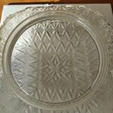 Molded glass ceiling light