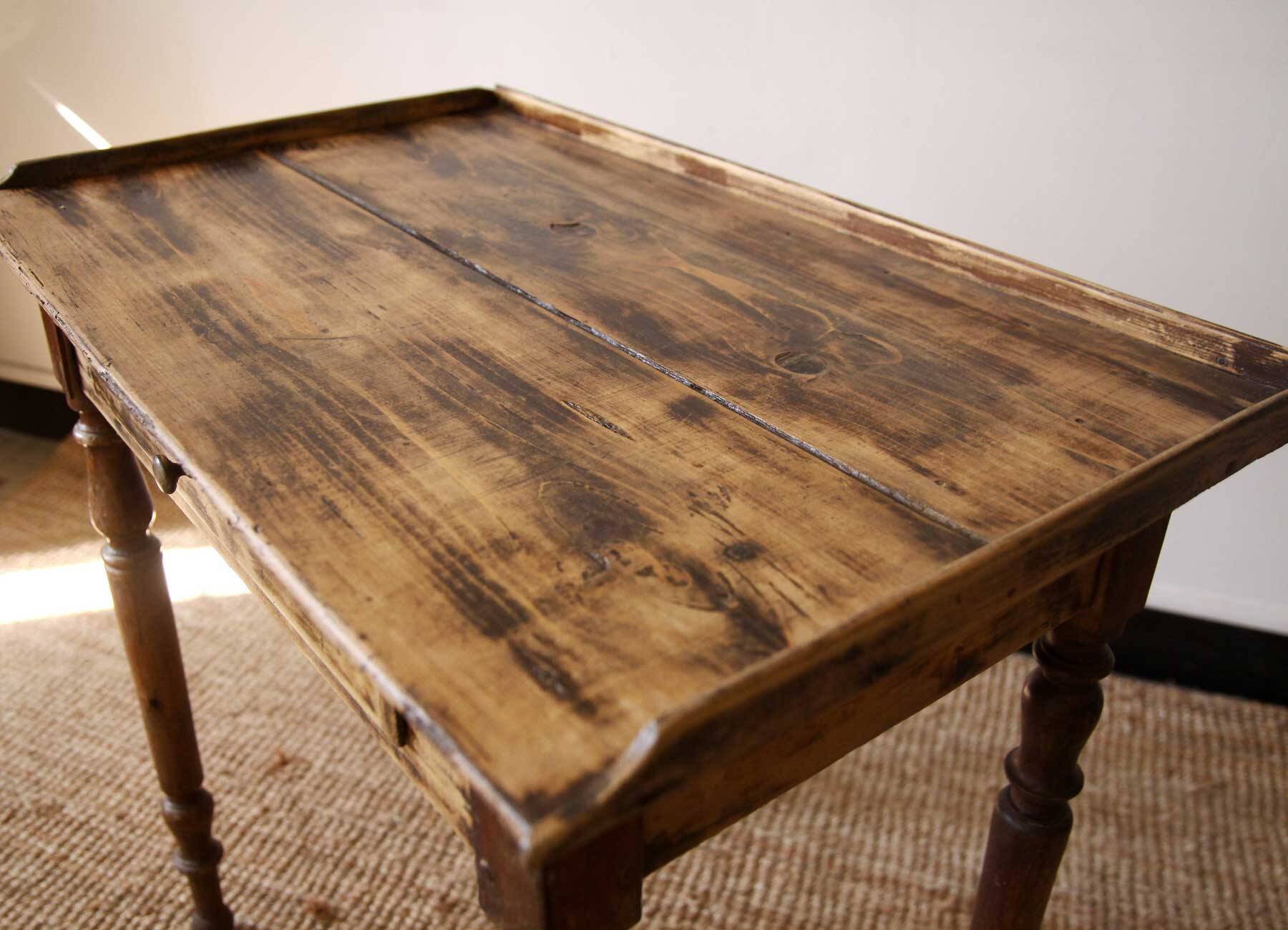Old wooden desk