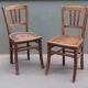 Pair of bistro chairs from 1900