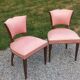 Pair of vintage low-backed bedroom chairs from the 1930s/1950s