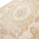Handmade cream oriental chinese wool rug 124x182cm
