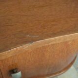 Table de chevet vintage en bois années 50-60 scandinave