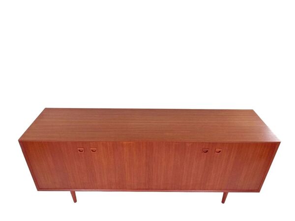 Enfilade danoise en teck par Erik Bouer pour Brouer - 1960