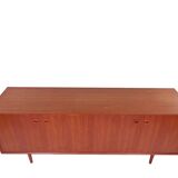 Enfilade danoise en teck par Erik Bouer pour Brouer - 1960