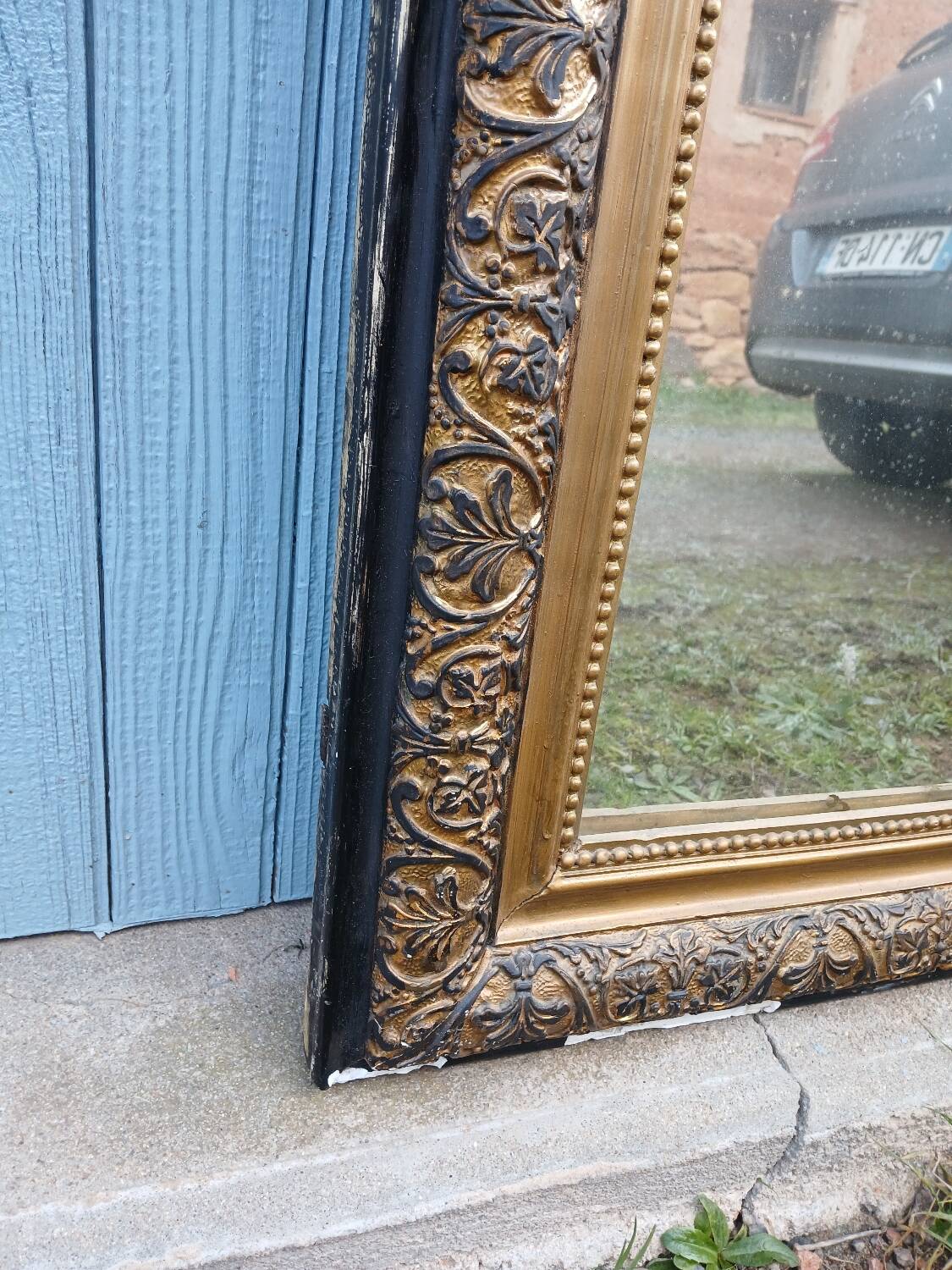 Antique mirror in Louis Philippe style