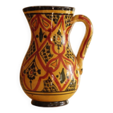 Carafe marocaine Safi – Pichet en céramique traditionnel vintage