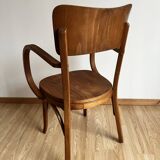 Fauteuil accoudoirs bois