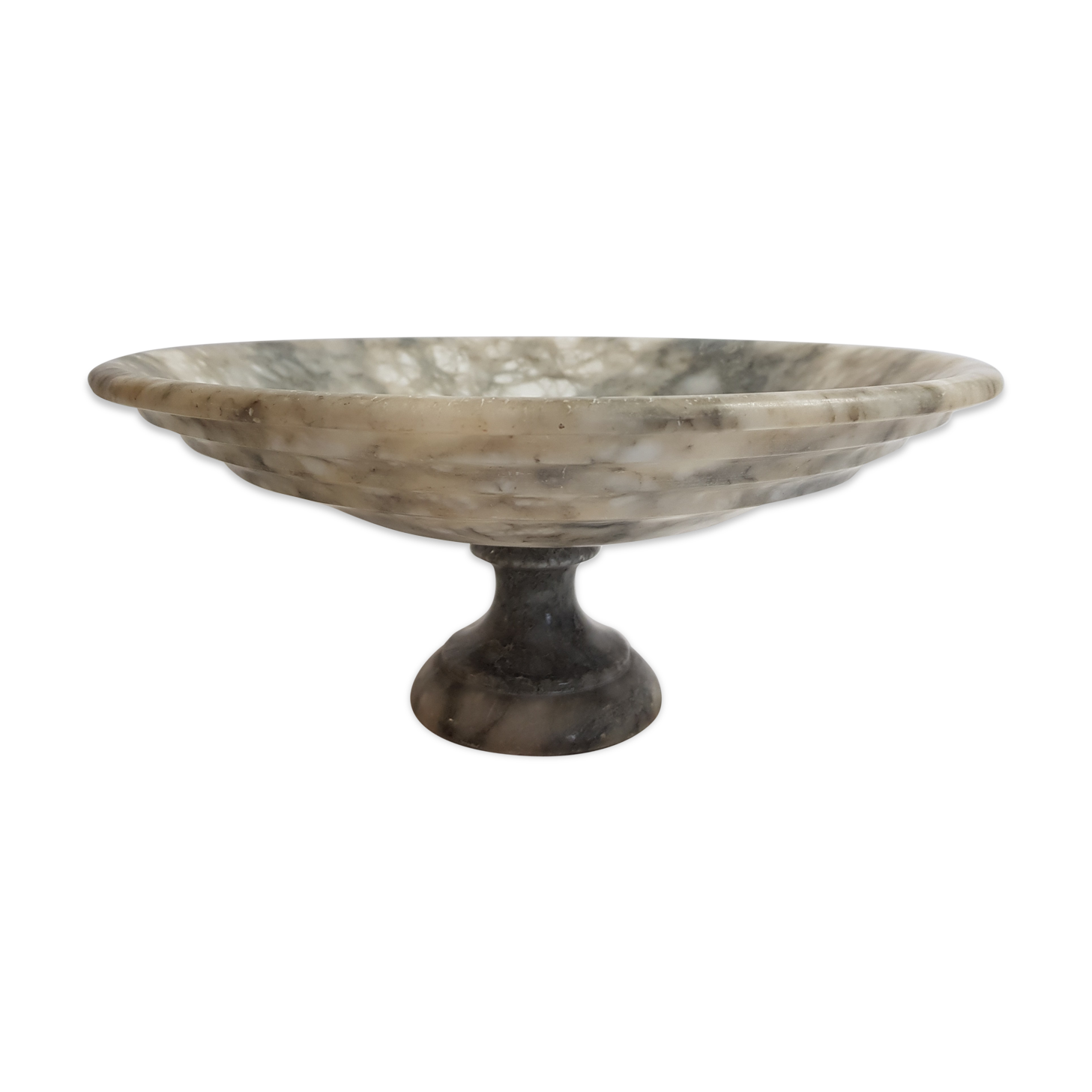 Compotier or alabaster fruit cup