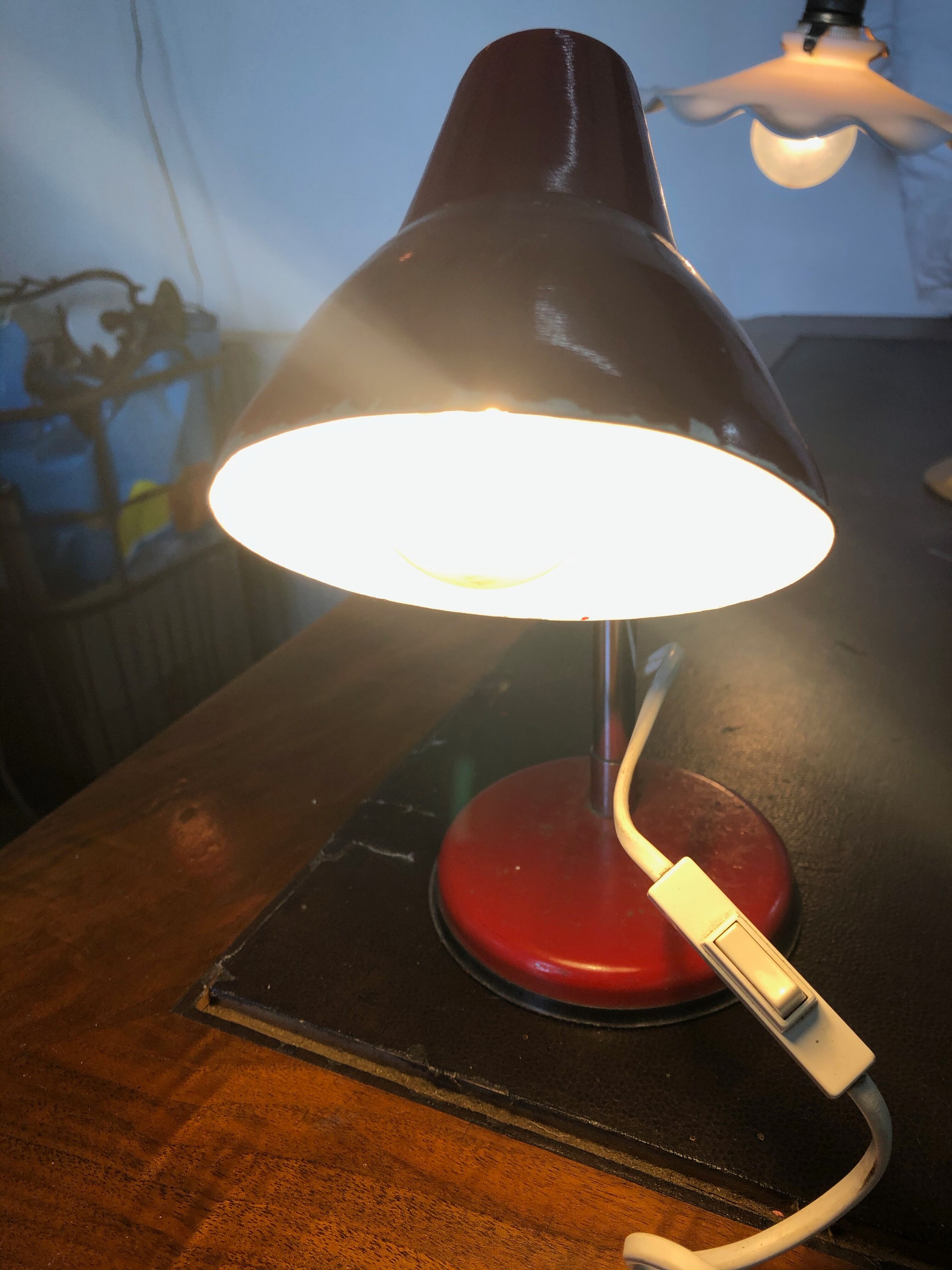Red lamp, years 70/80