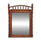 Antique 19th century faux bamboo mirror in wood, France